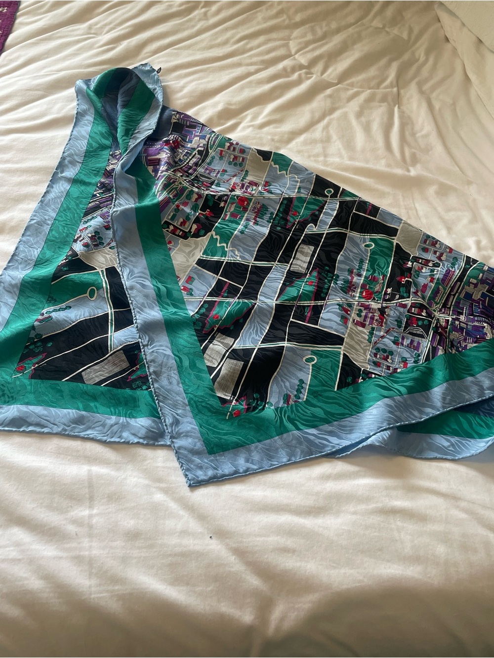 “City of Vaughn” Donato by Dion Silk Scarf